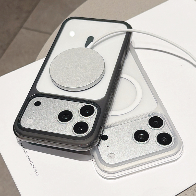 高級透明磁気スマートフォンケース、電話ケース iPhone  - Clear Shockproof Bumper Case のレビューと価格