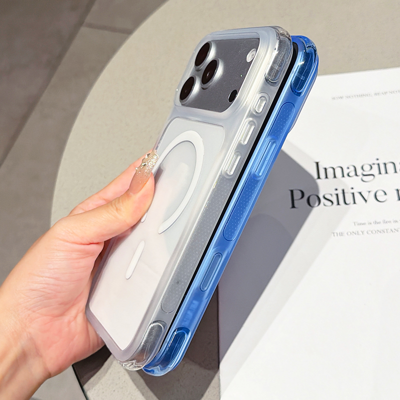 高級透明磁気スマートフォンケース、電話ケース iPhone  - Clear Shockproof Bumper Case のレビューと価格