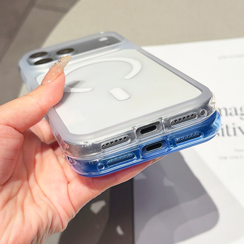 高級透明磁気スマートフォンケース、電話ケース iPhone  - Clear Shockproof Bumper Case のレビューと価格