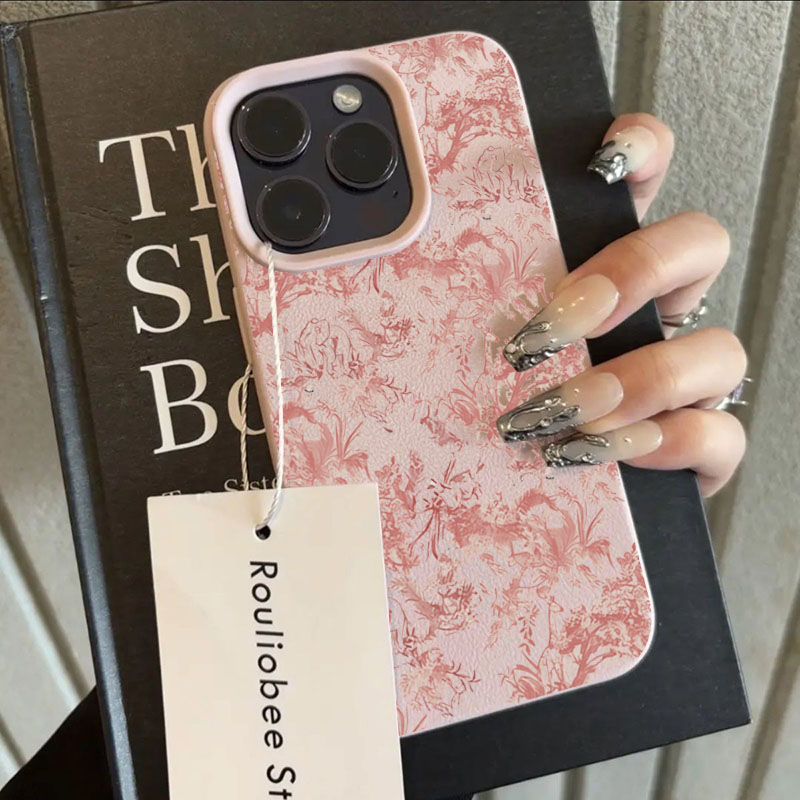 iPhone 18、17、16、15、14、13、12、11 - Vintage Floral Pattern Soft Case のレビューと価格
