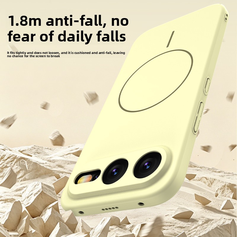 マットソフトラグジュアリーリキッドシリコン製、Magsafe - Liquid Silicone Magnetic Phone Case のレビューと価格