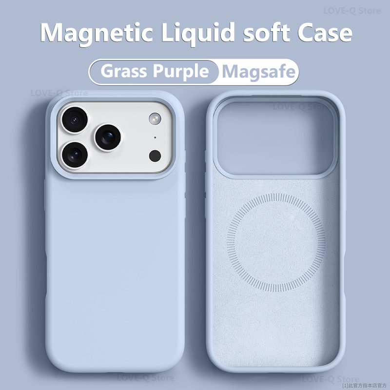 オリジナルマグネット式MagSafe対応iPhoneケース  - Liquid Silicone Magnetic Phone Case のレビューと価格