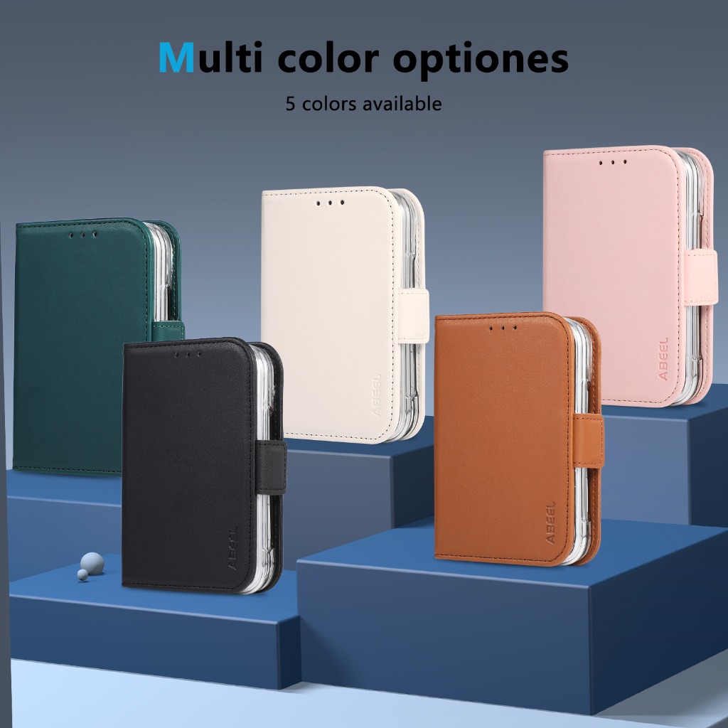 RFIDブロッキング機能付きカードホルダー内蔵、iPhone - Leather Wallet Card Holder Phone Cover のレビューと価格