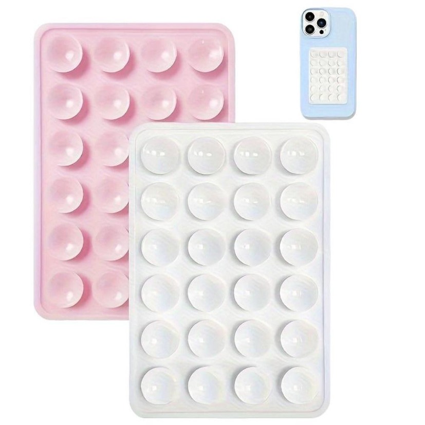 シリコン吸盤式スマホホルダー 多機能吸盤壁掛けスタンド 正方 - Phone Cases のレビューと価格