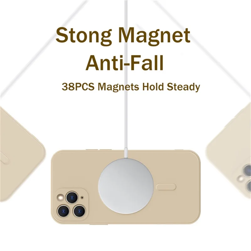 iPhone 18、17、16、15、14、13、12 Pr - Liquid Silicone Magnetic Phone Case のレビューと価格